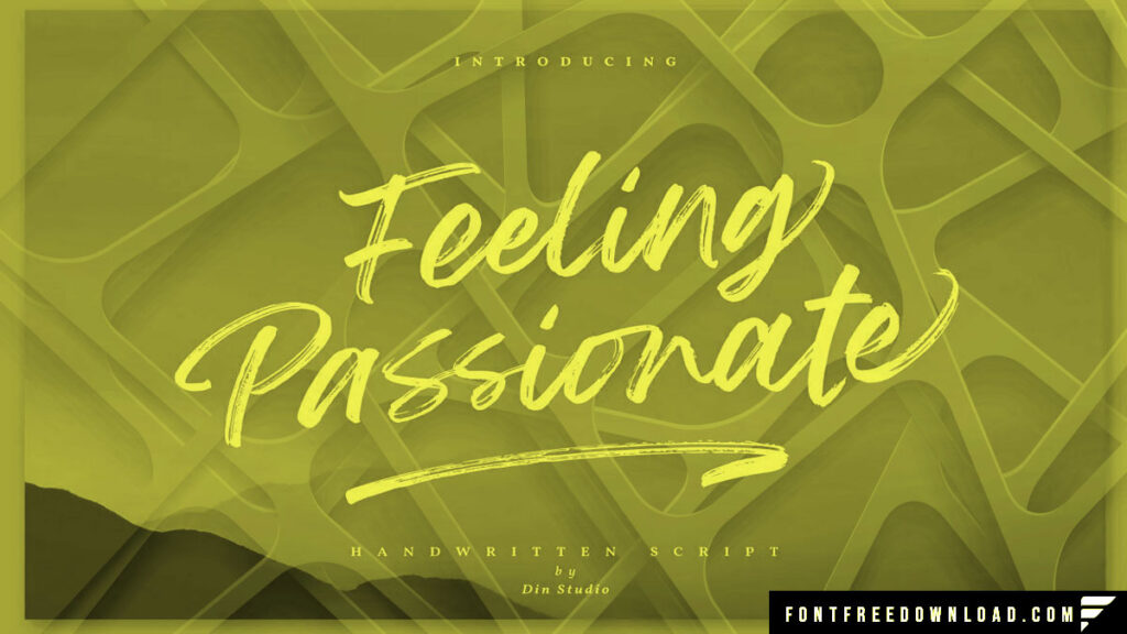 Feeling Passionate Font Free Download