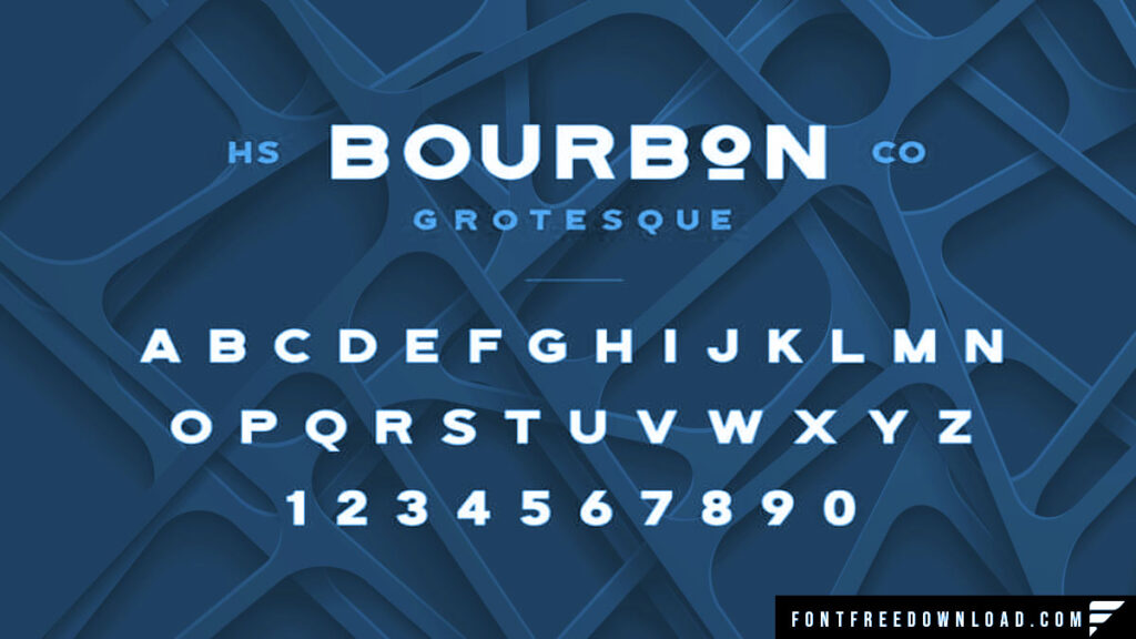 Free Bourbon Grotesque Font