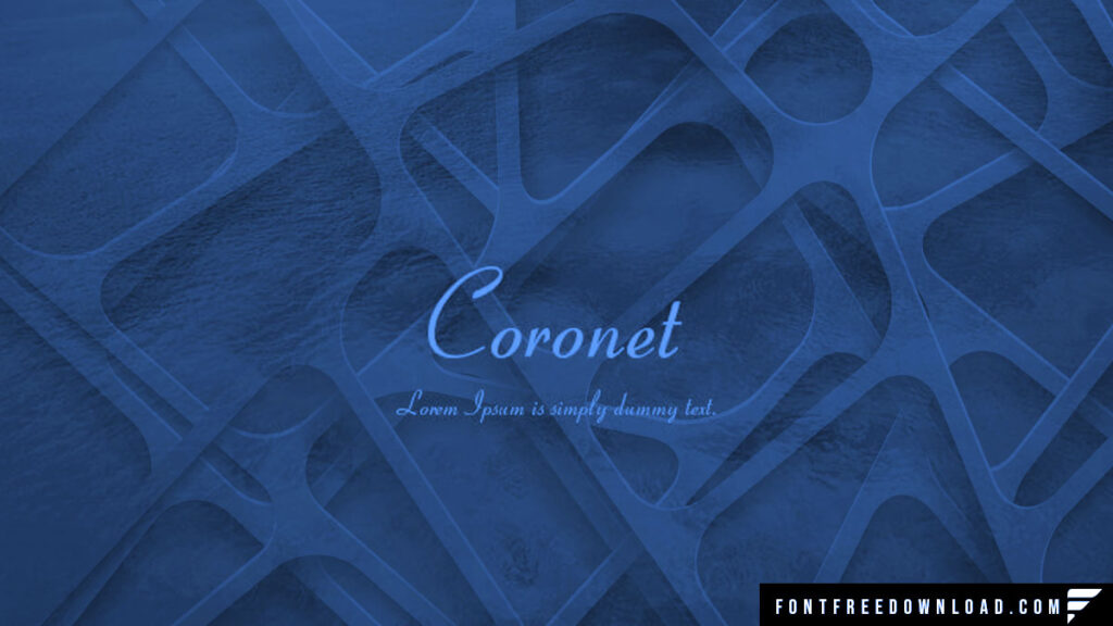 Free Coronet Font Download