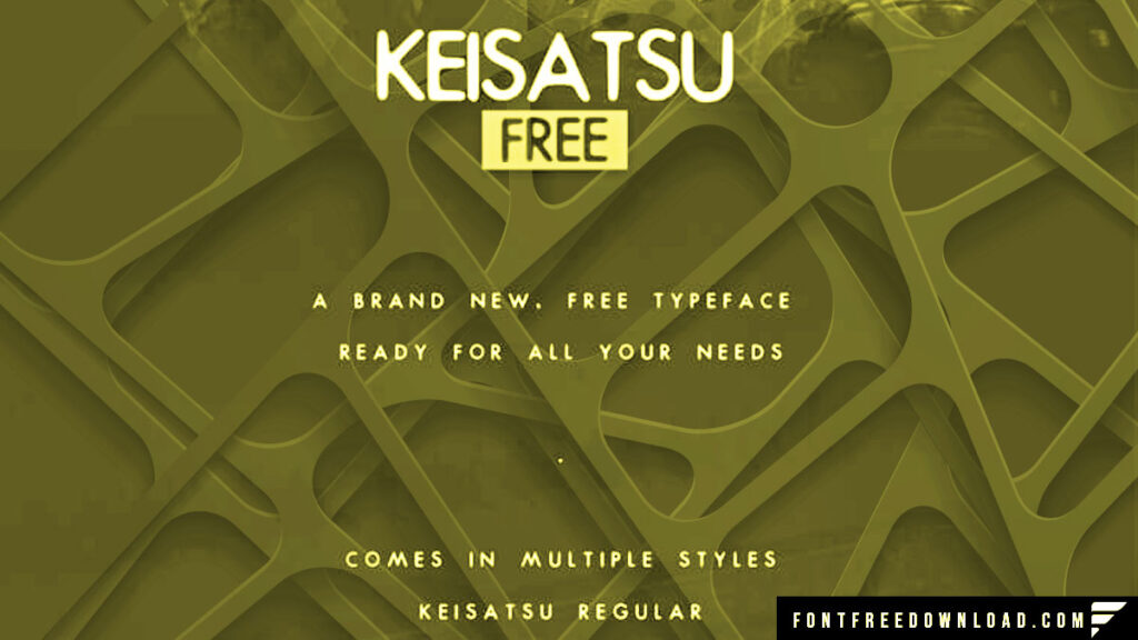 Free Download: Keisatsu Font