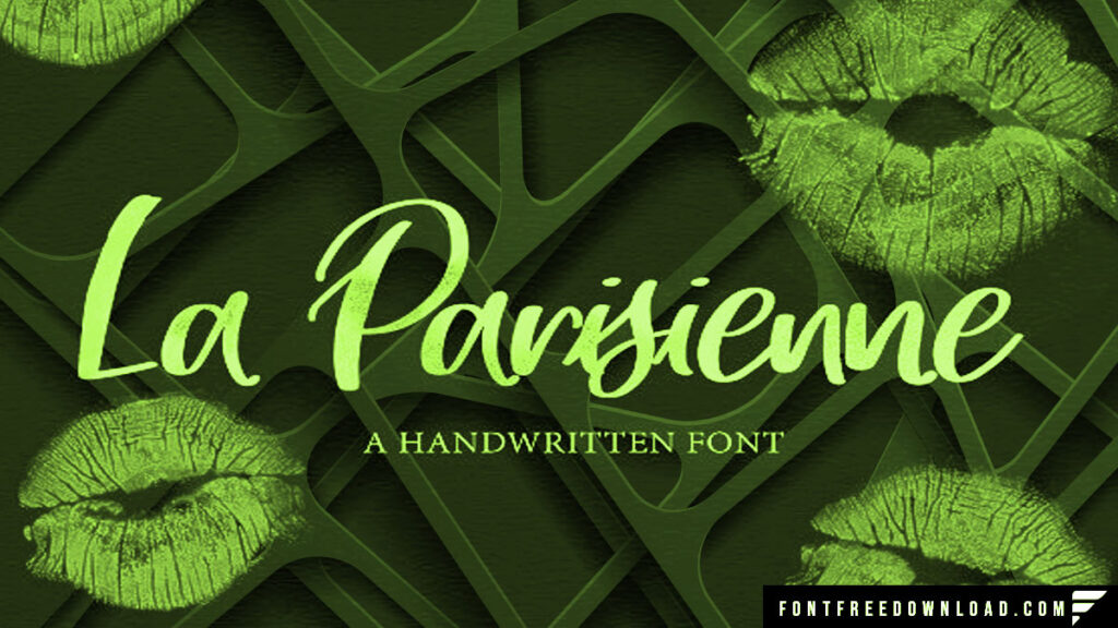 Free Download: La Parisienne Brush Script Font