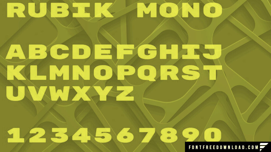 Free Download: Rubik Font