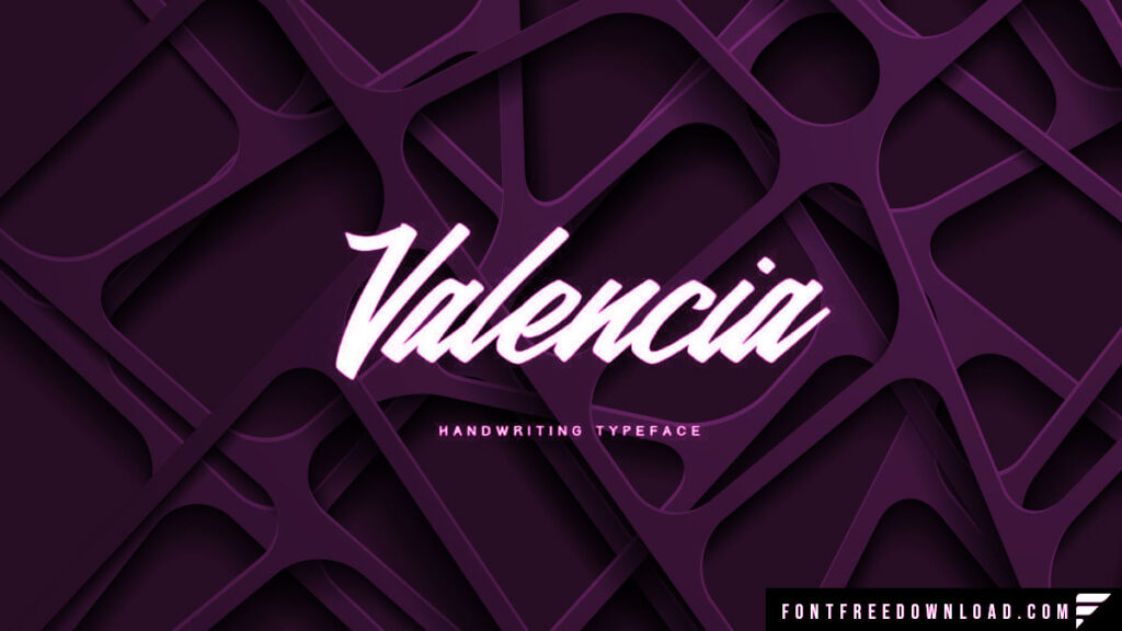 Free Download: Valencia Calligraphy Font