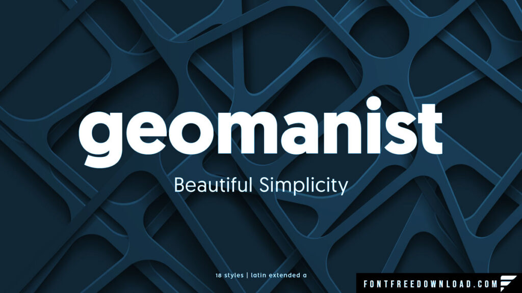 Geomanist Font Free Download