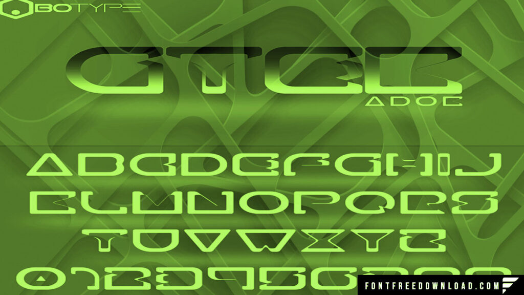 Gtek Technology Font Free Download