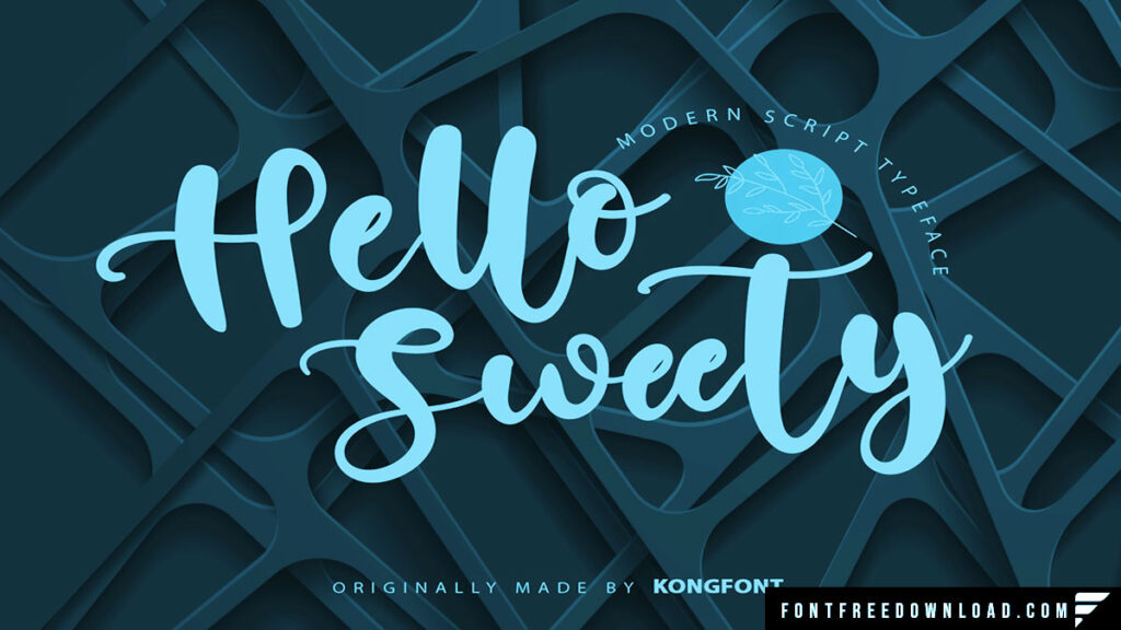 Hello Sweety Font Free Download