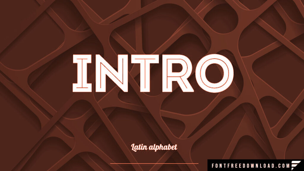 Intro Font Free Download