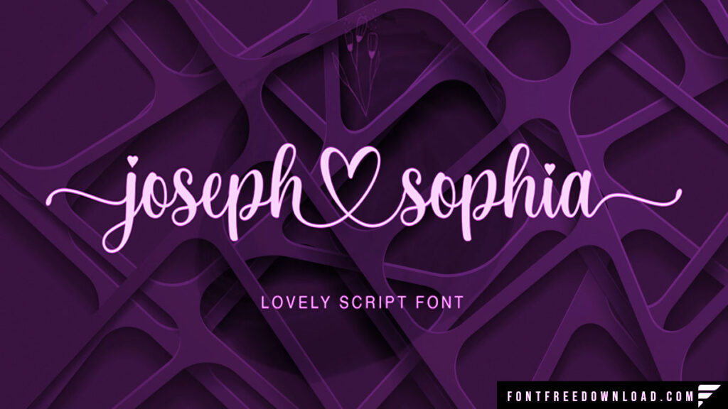 Joseph Sophia Font Free Download