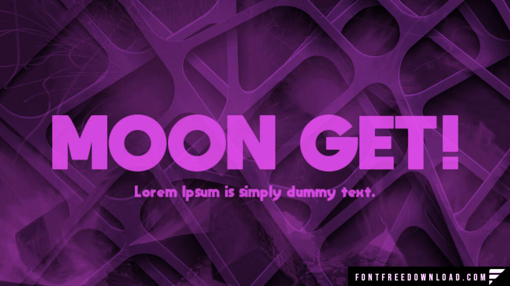 Moon Get Font Free Download