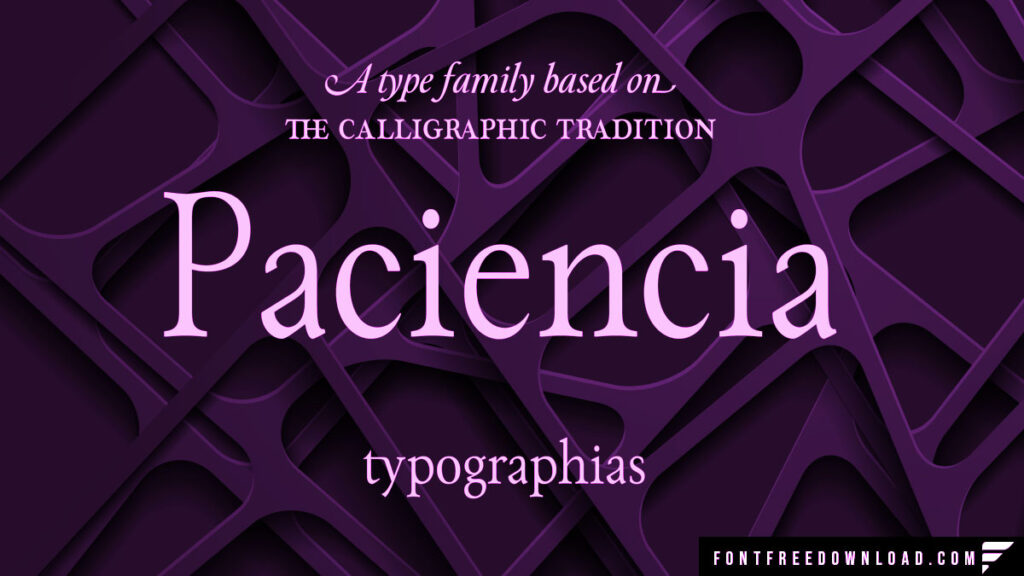 Paciencia Font Free Download