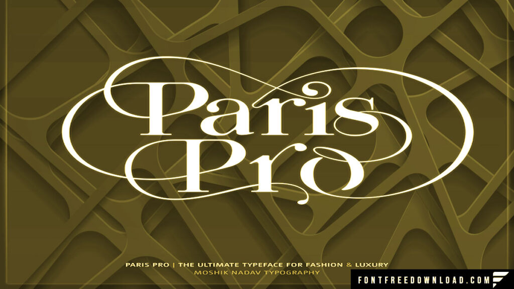 Paris Pro Font Free Download
