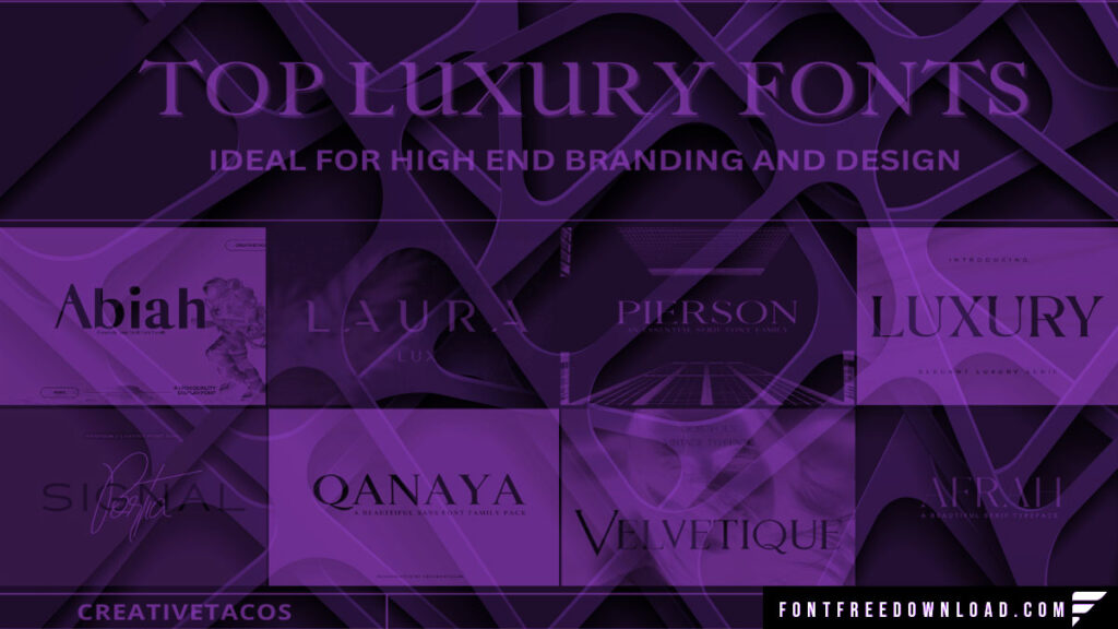 The Luxury Font Free Download