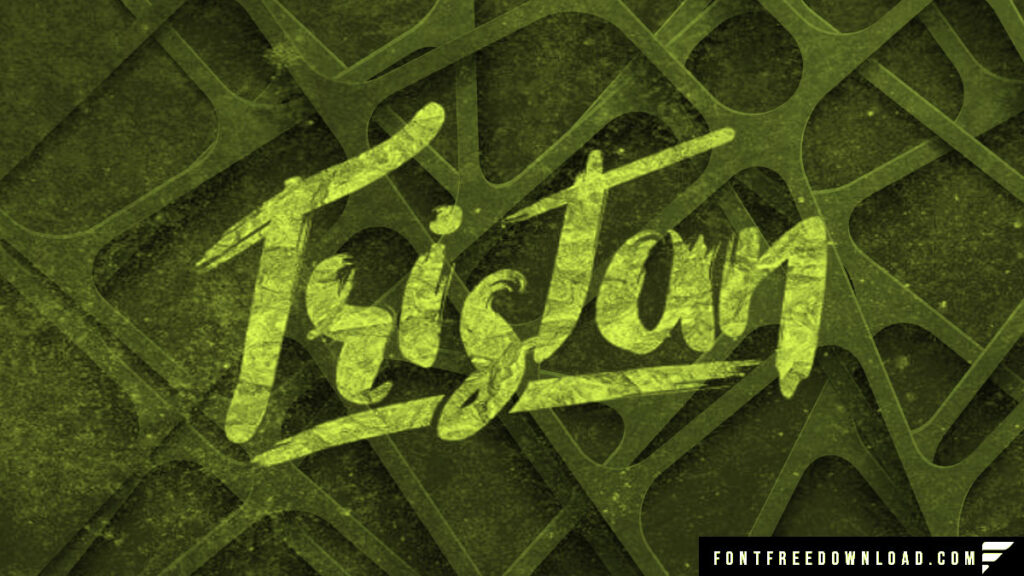 Tristan Brush Font - Available for Free