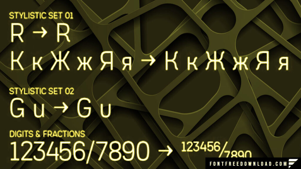 Akzentica 4F Font Family Free Download