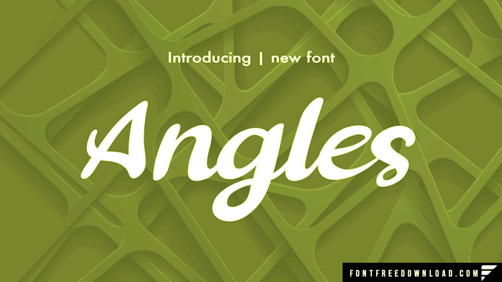 Angle Font Free Download