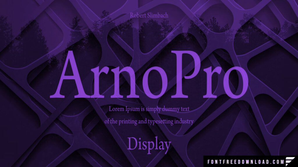 Arno Pro Font Free Download