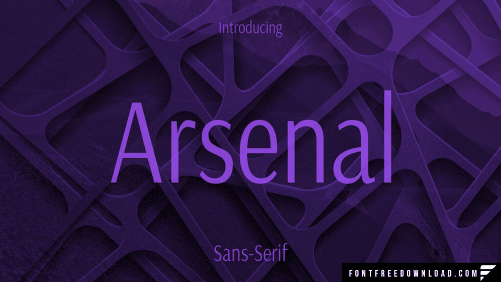 Arsenal Font Free Download