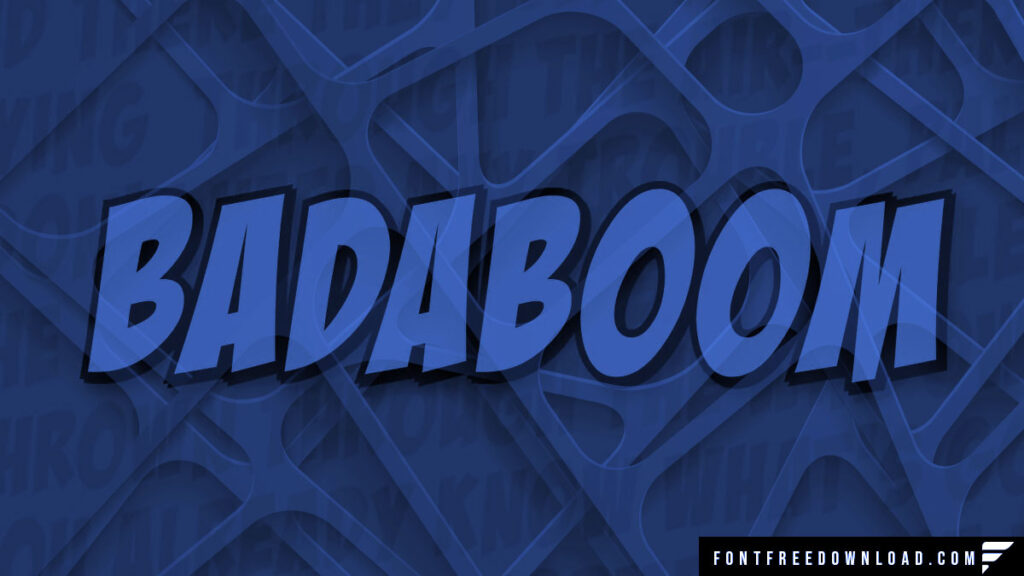 Bada Boom BB Font Free Download