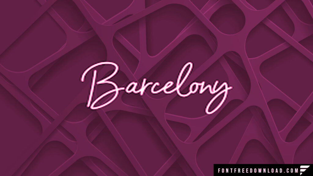 Barcelony Font Free Download