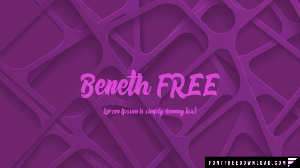 Beneth Font Free Download