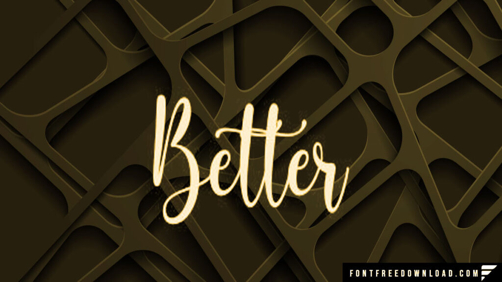 Better Font Free Download