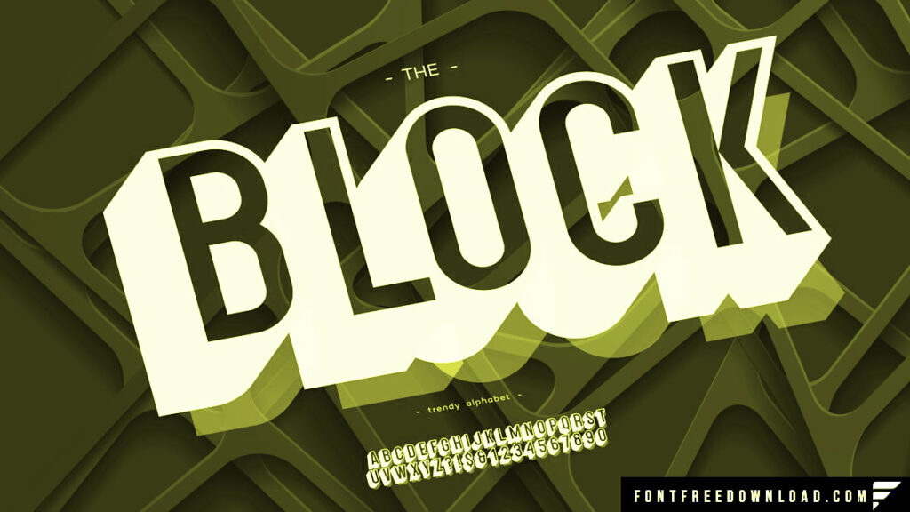 Block Be Font Family Free Download