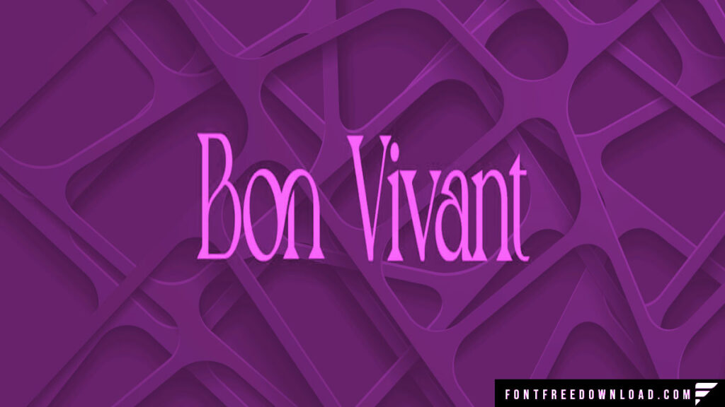 Bon Vivant Font Free Download