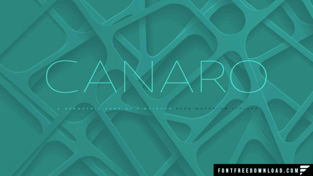 Canaro Font Free Download