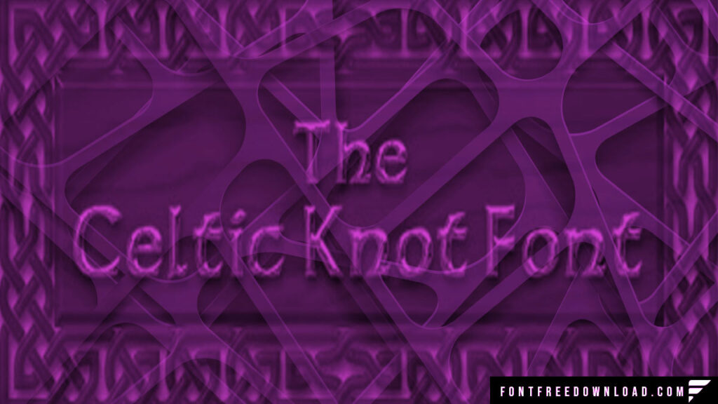 Celtic Knot Font Free Download