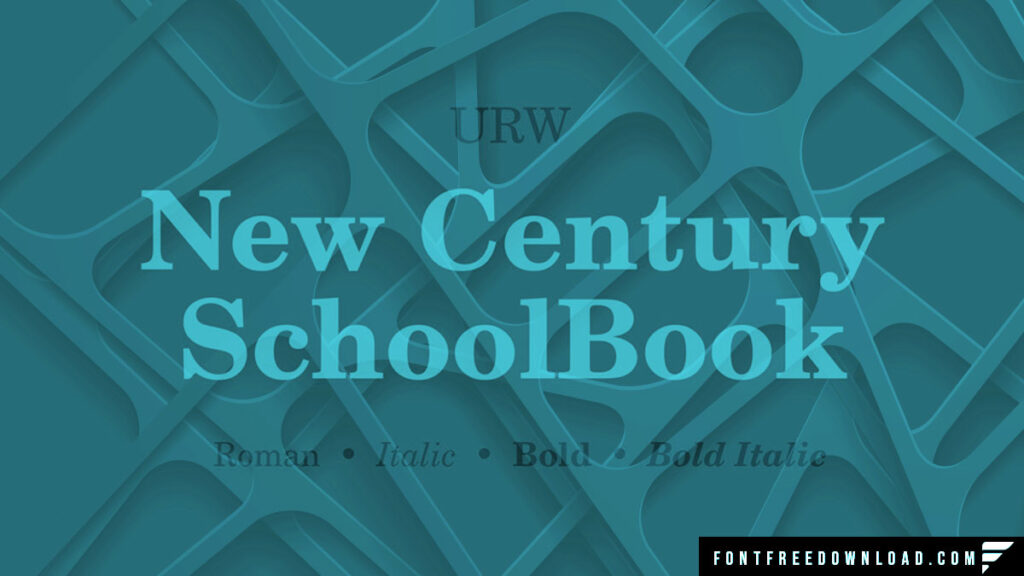 Century Schoolbook Font Free Download