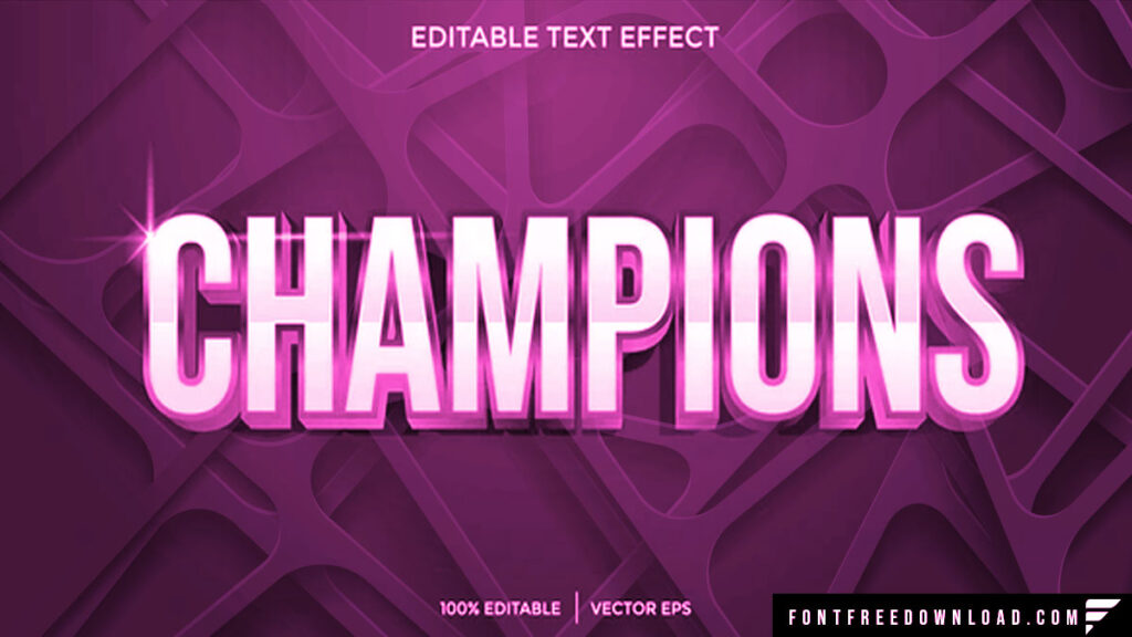 Champion Font Free Download