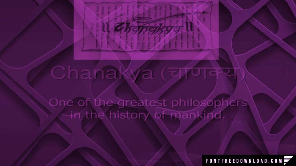 Chanakya Font Free Download