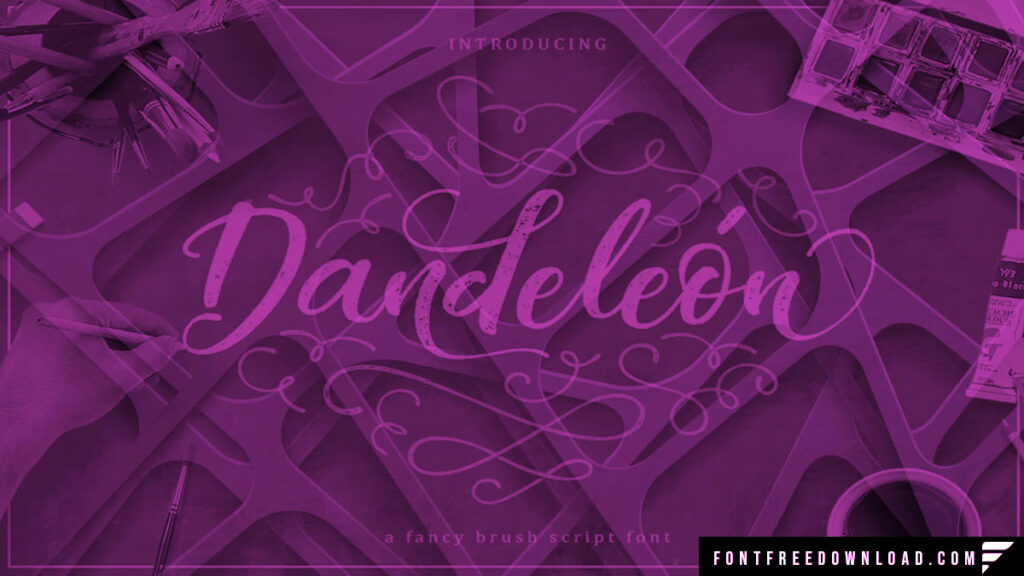 Dandeleón Script Font Free Download