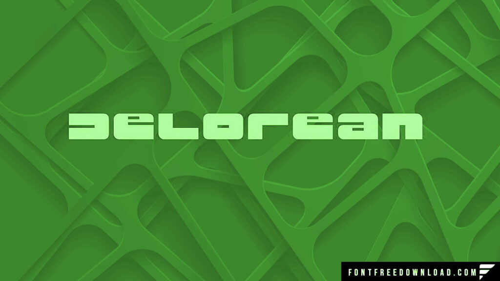 Delorean Font Free Download