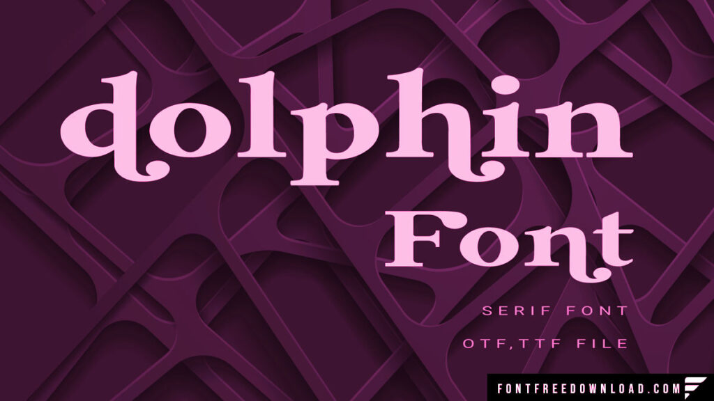 Dolphins Font Free Download