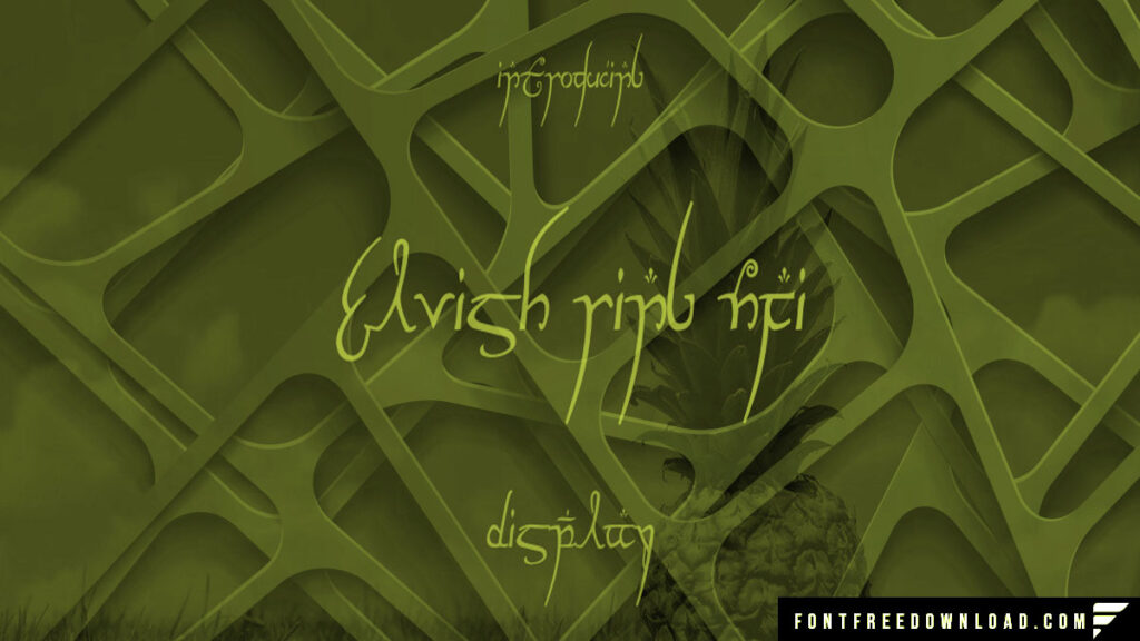 Elvish Ring Font Free Download