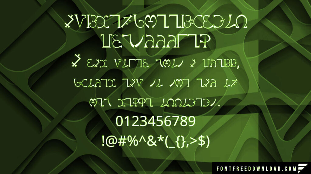 Enochian Font View