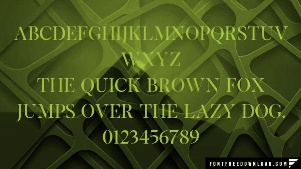 Exodus Font View