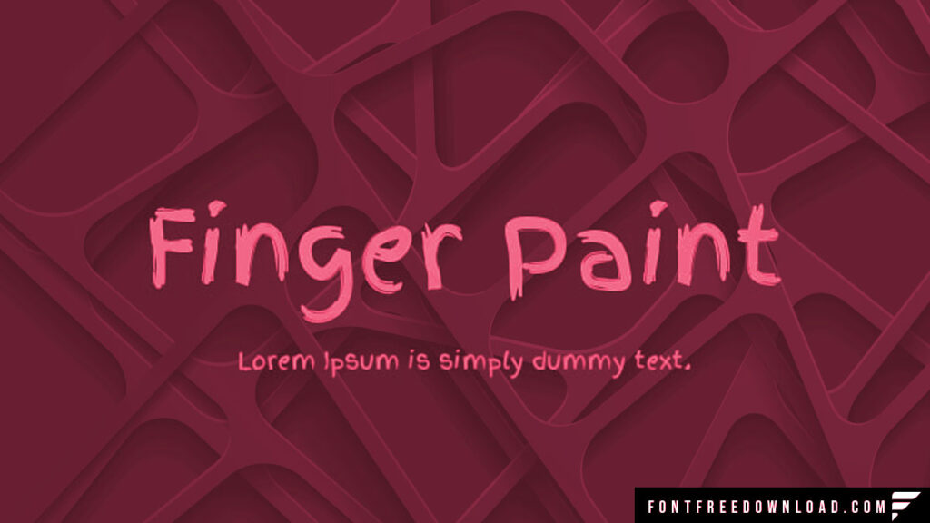 Finger Paint Font Free Download