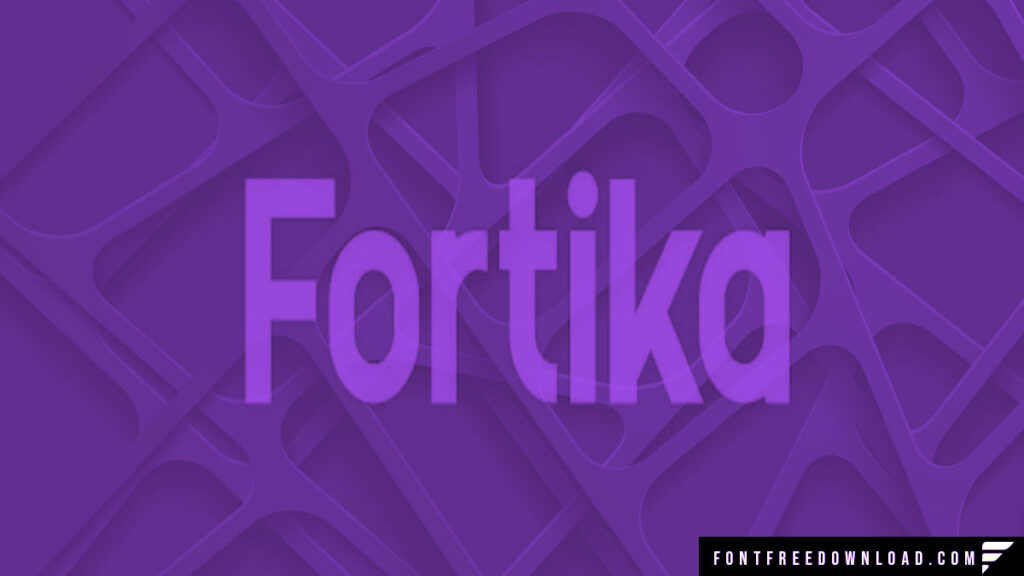 Fortika Geometric Display Font