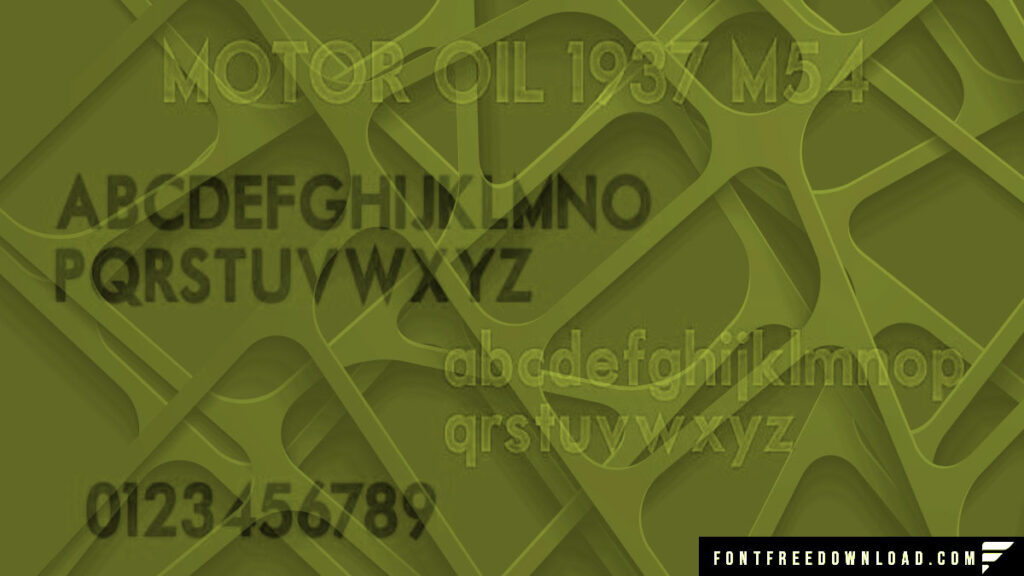 Free Motor Font Download