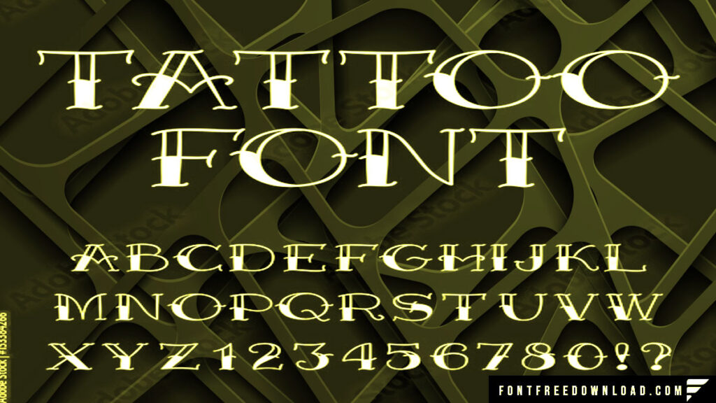 Free Tattoo Fonts