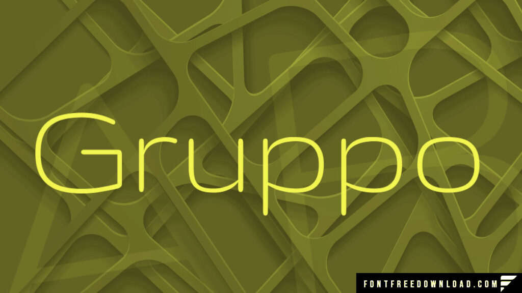 Gruppo Font Free Download