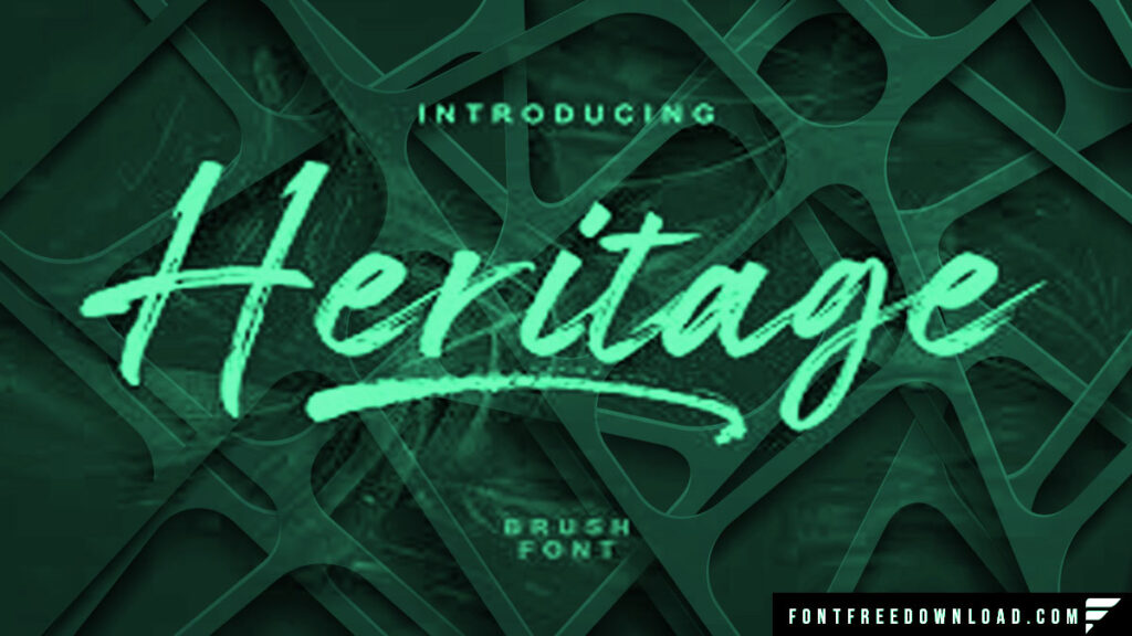 Heritage Font Free Download