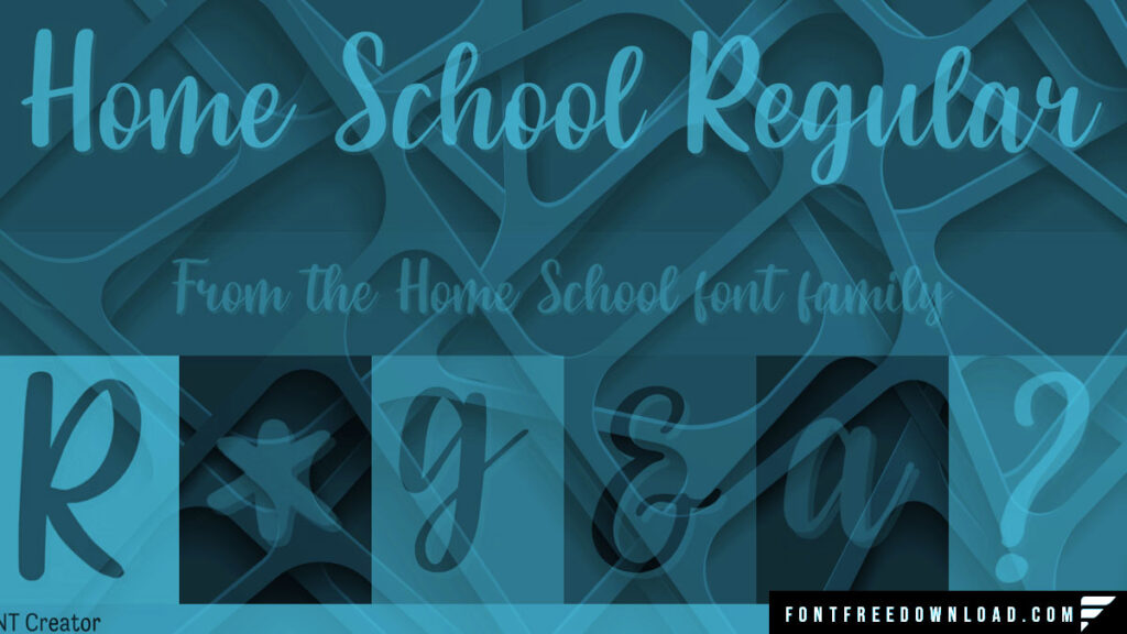 Home School Font Free Download