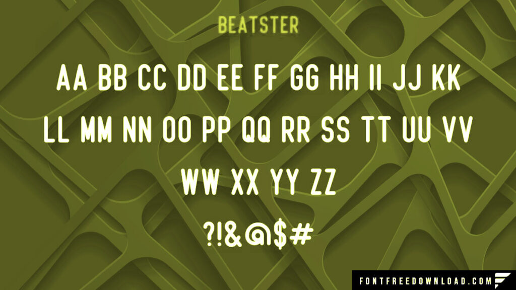 How to Use the Beatster Font in MS Word or Adobe