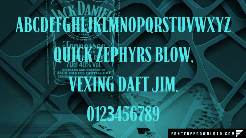 Jack Daniels Font View