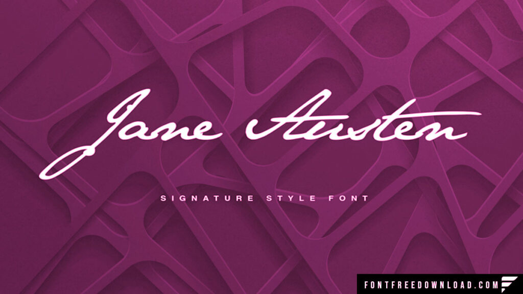 Jane Austen Font Free Download