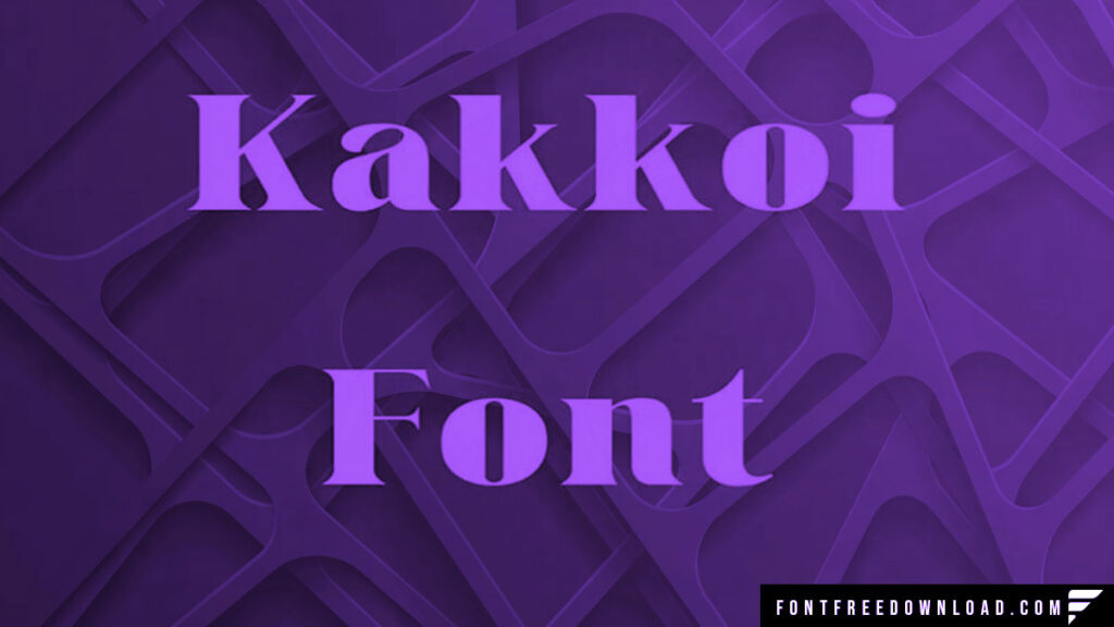 Kakkoi Font Free Download