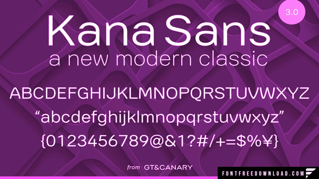 Kana Sans Font Free Download